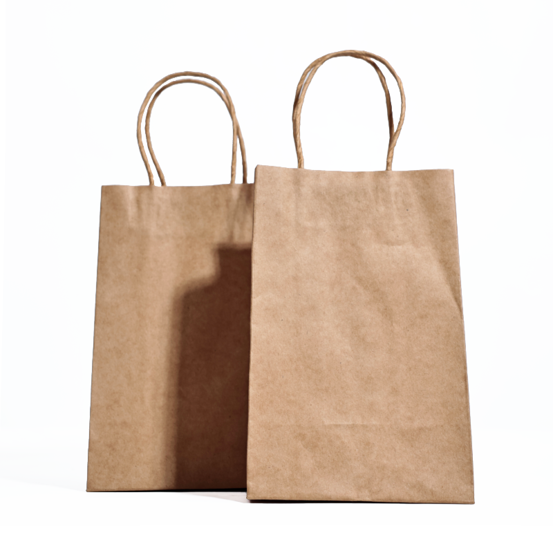 Small size kraft paper handbag