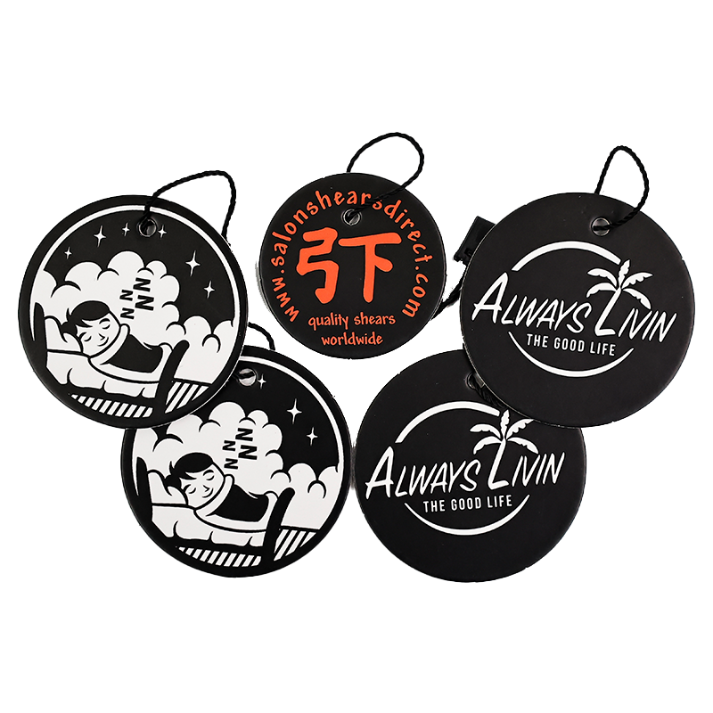 Black multi-pattern style hangtag 2.26