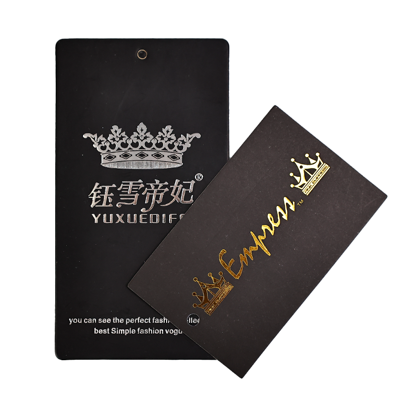黑色烫金烫银吊牌 2.1