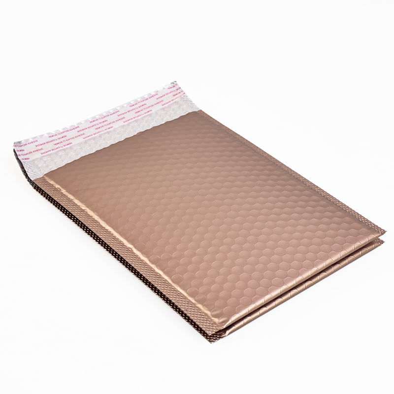 Milk tea gold self-adhesive aluminized film bubble courier bag 9.18