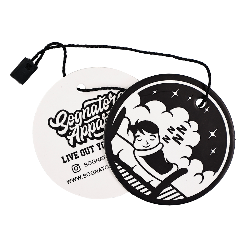 Black multi-pattern style hangtag 2.26
