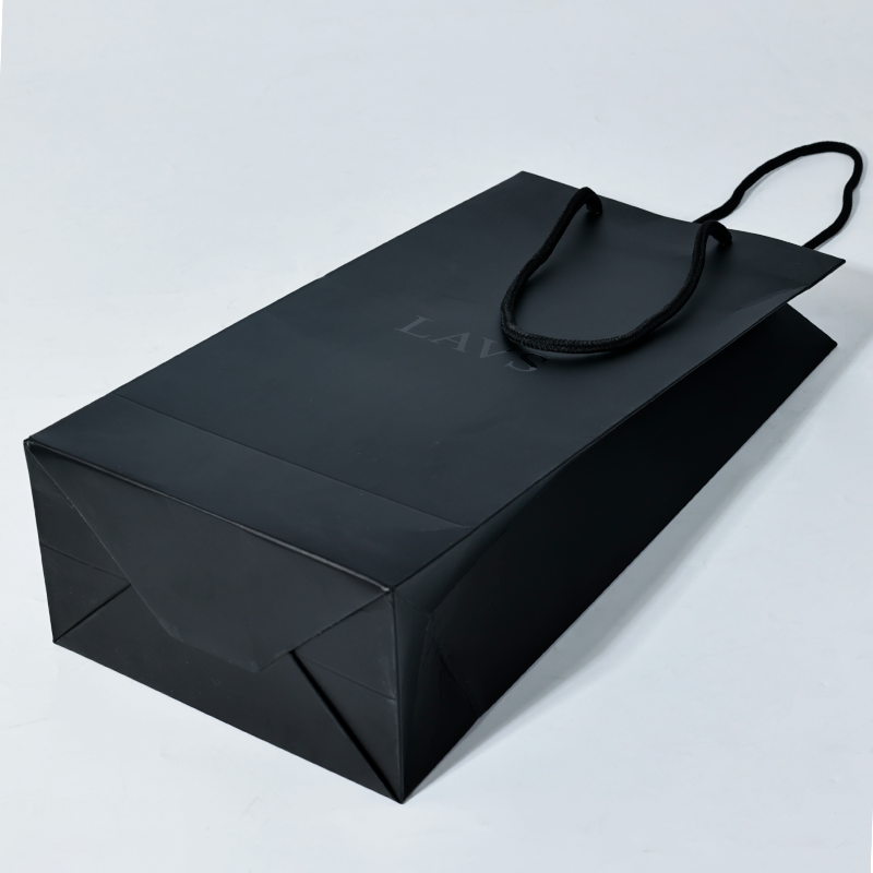 Pattern UV printed long paper bag
