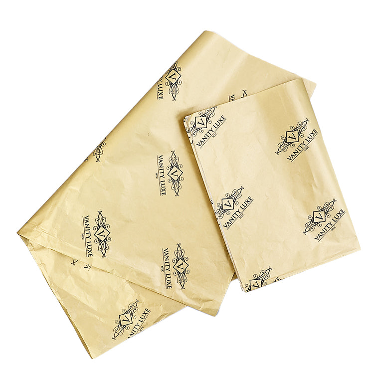 Gold Shirley Paper Print Black English Wrapping Paper