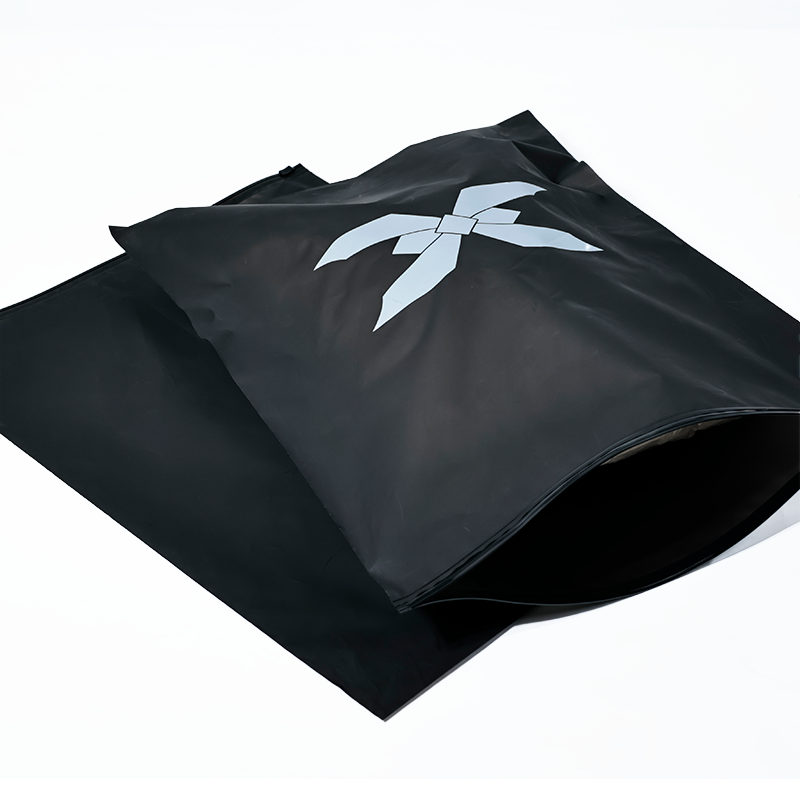 Black PE zipper bag
