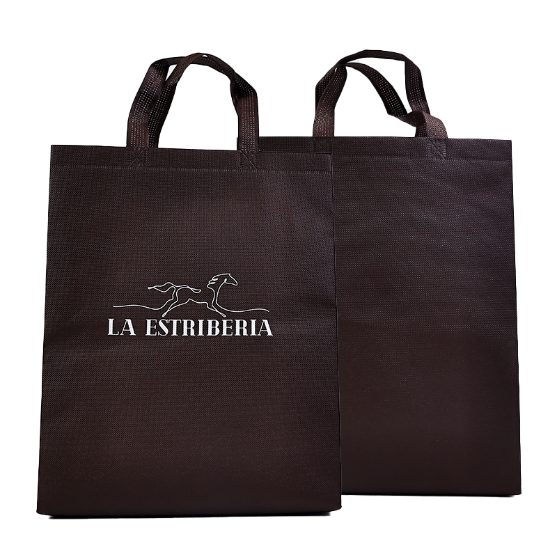 Brown long non-woven tote bag 4.30