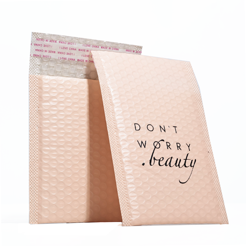Pink co-extrusion film express bubble bag 1.13