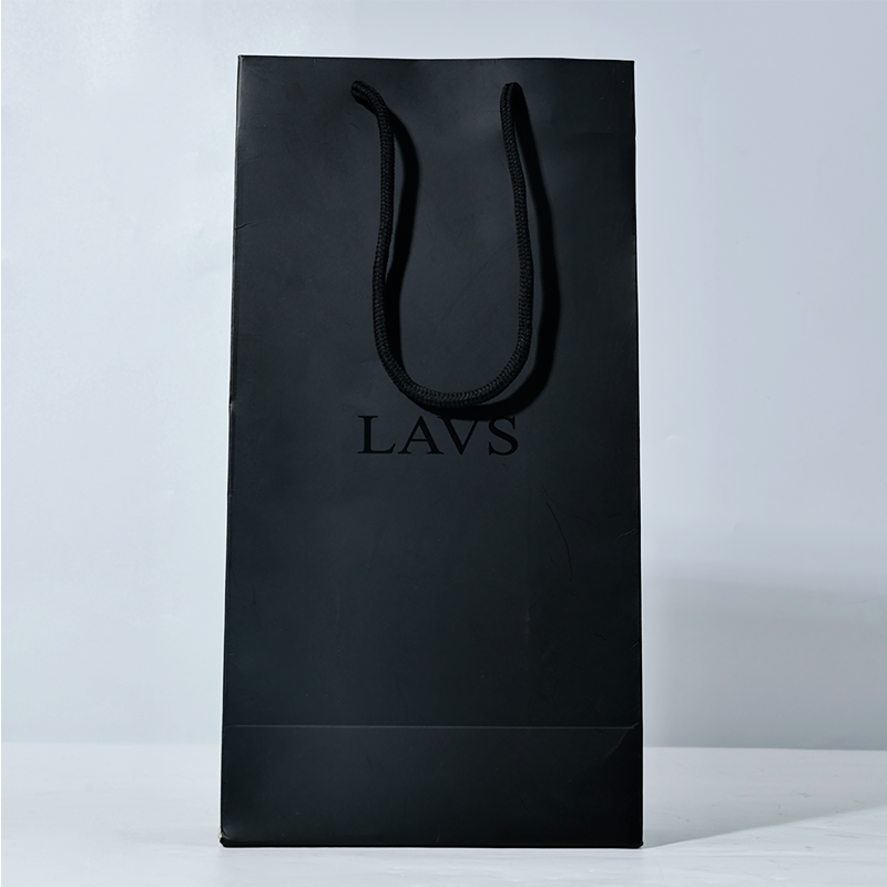 Pattern UV printed long paper bag