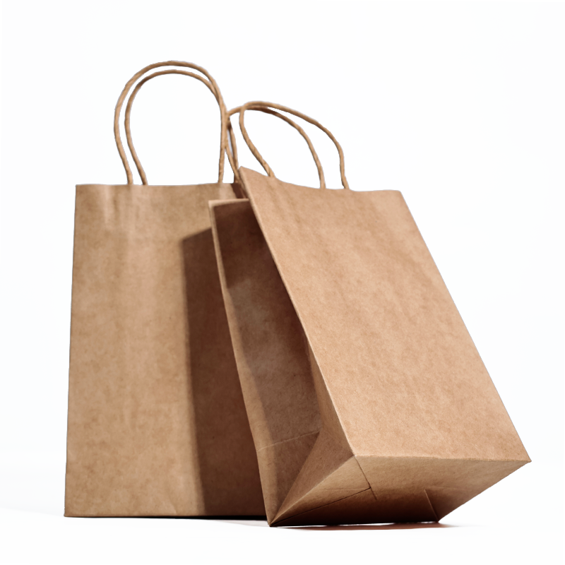 Small size kraft paper handbag