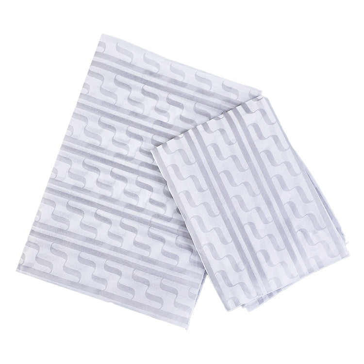 White Shirley Paper Printed Gray Pattern Wrapping Paper