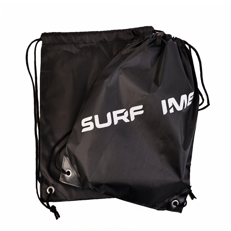 Black Backpack Drawstring Pocket 7.15