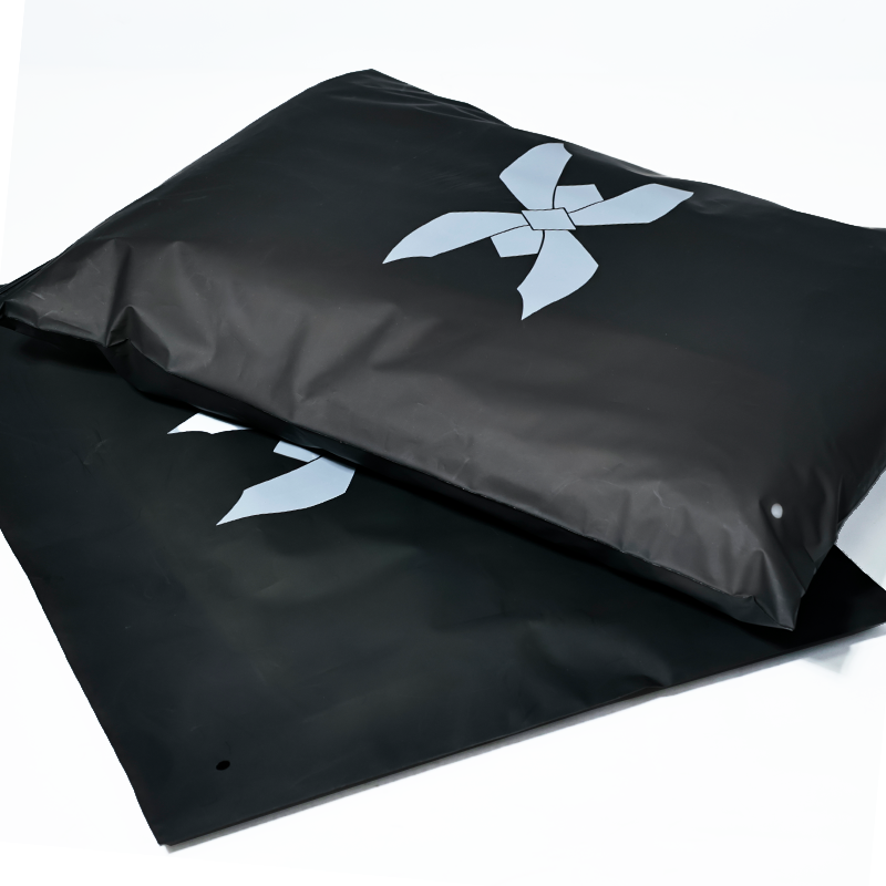 Black PE zipper bag