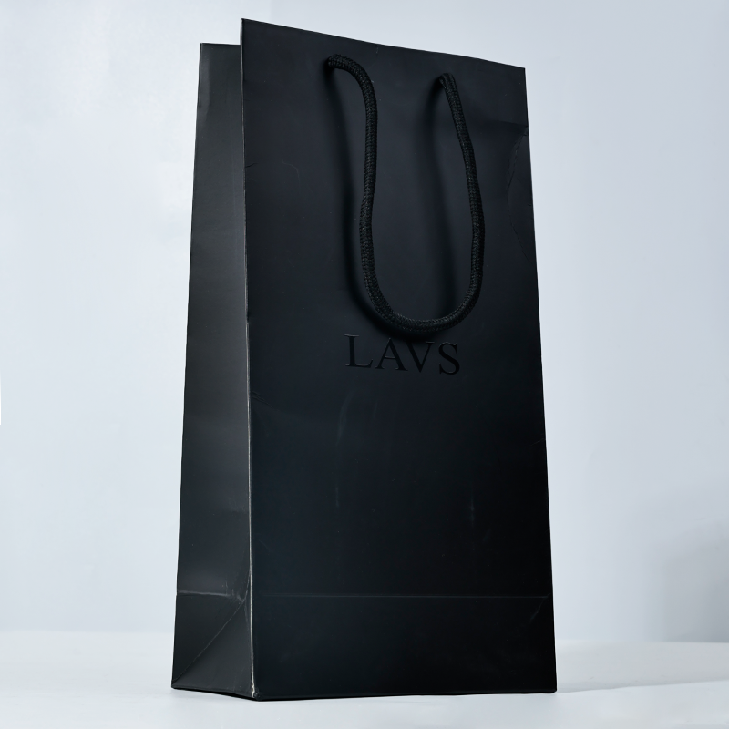 Pattern UV printed long paper bag