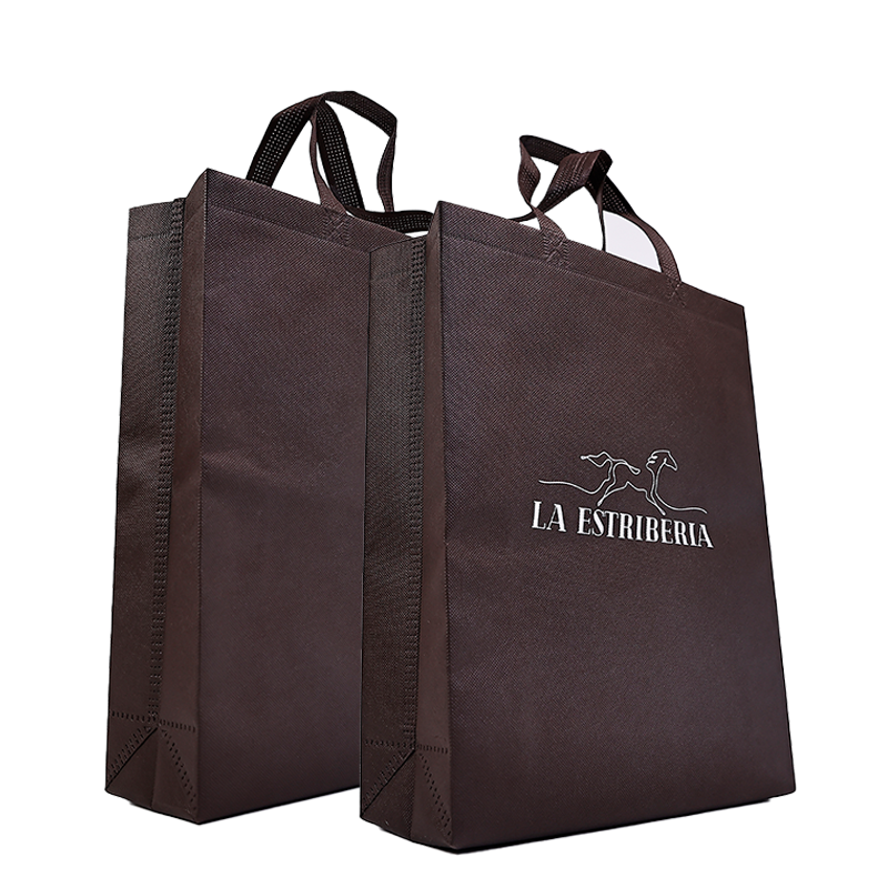 Brown long non-woven tote bag 4.30