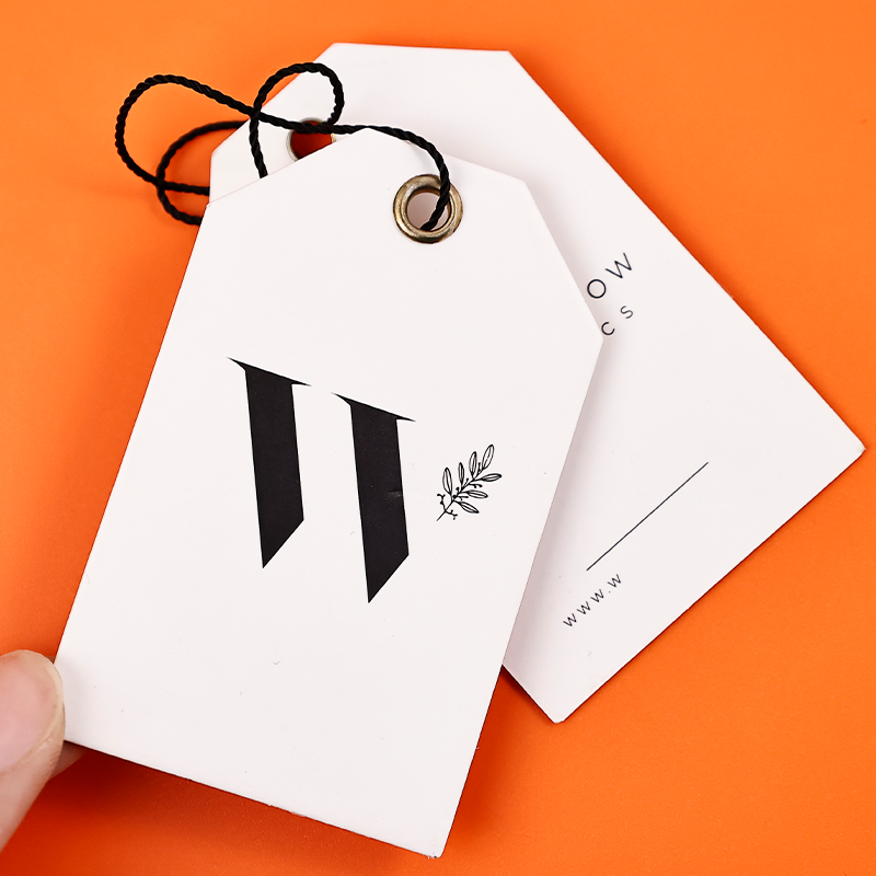 White special-shaped tag 2.29