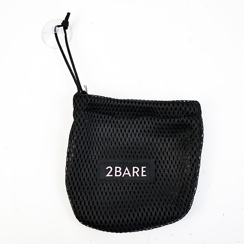 Mesh drawstring pocket 1.25