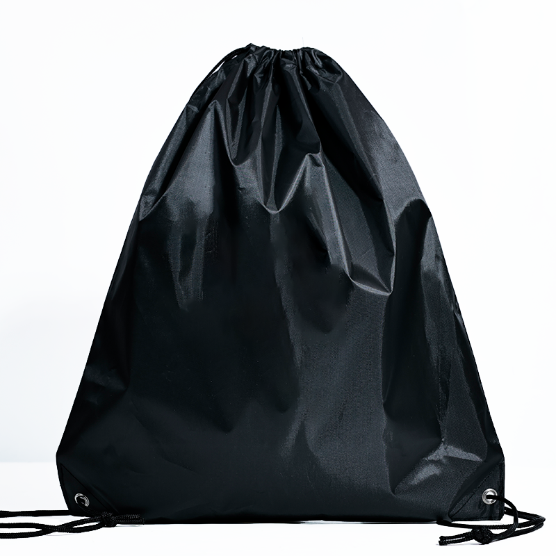 Black polyester backpack bag 1.3
