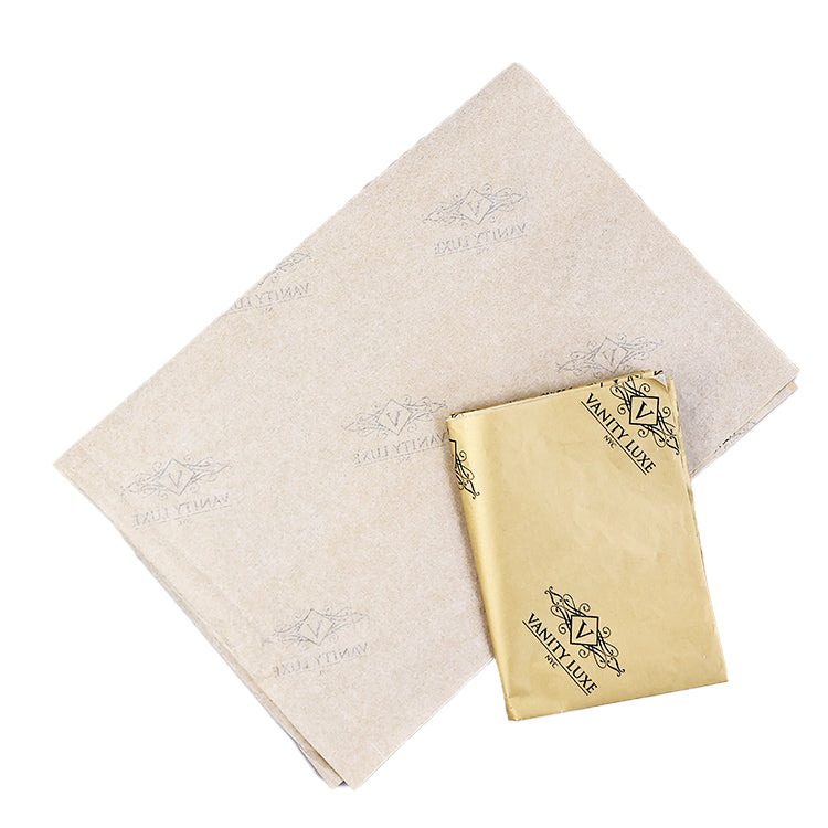 Gold Shirley Paper Print Black English Wrapping Paper