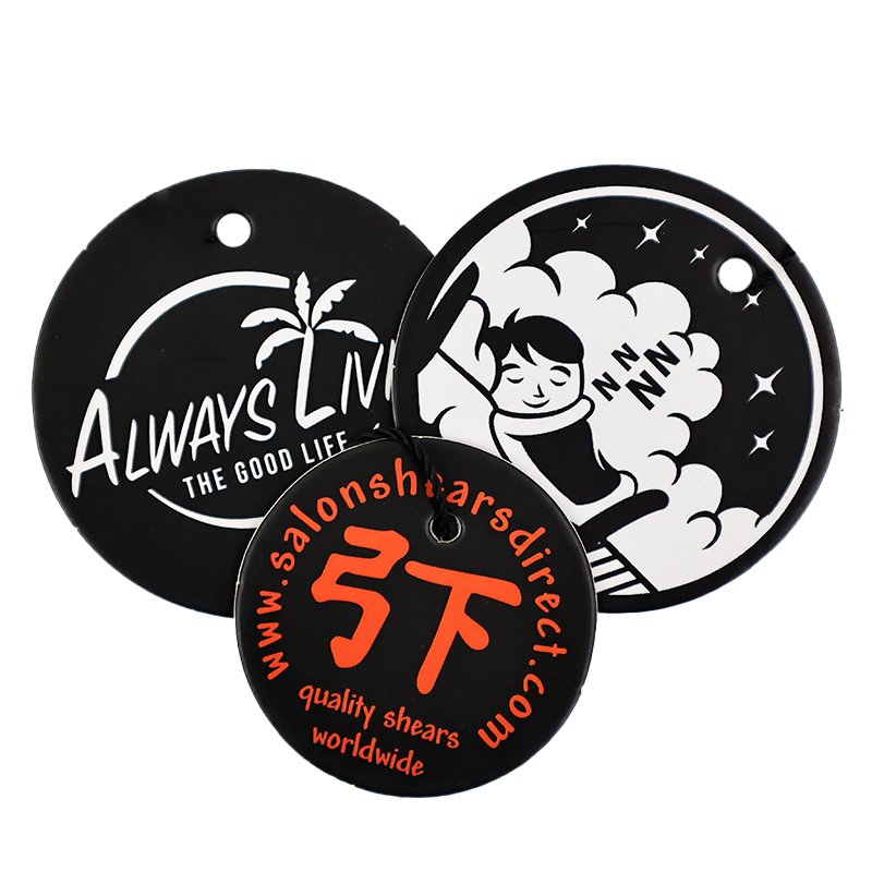 Black multi-pattern style hangtag 2.26