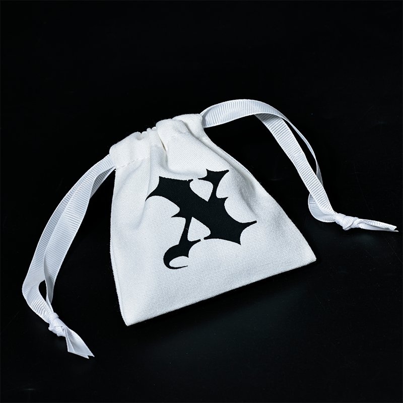 White small drawstring bag 3.11