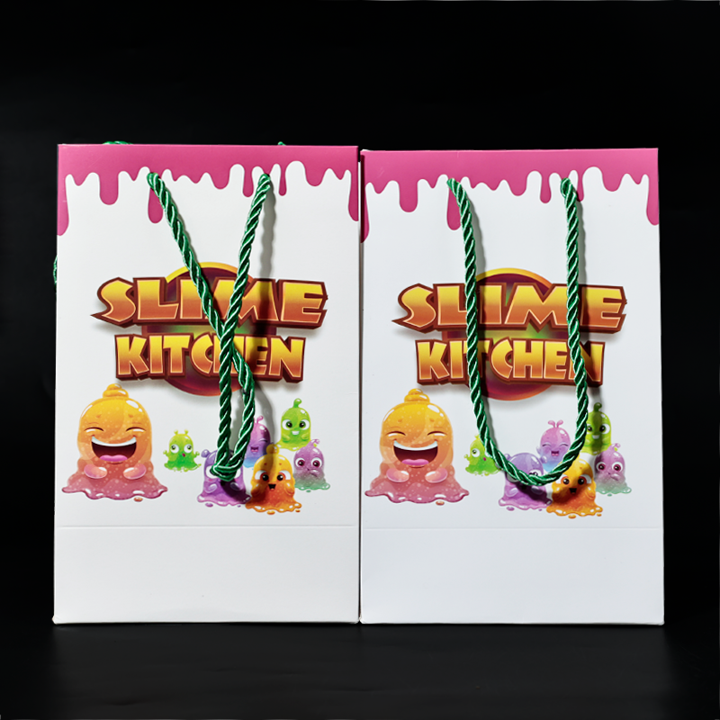 Small size full-print glossy film tote bag