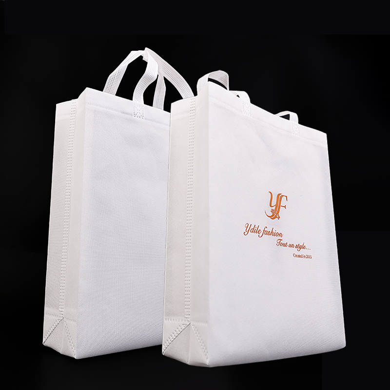 White long non-woven tote bag 4.30