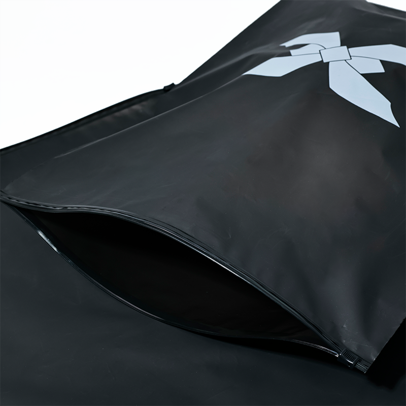 Black PE zipper bag