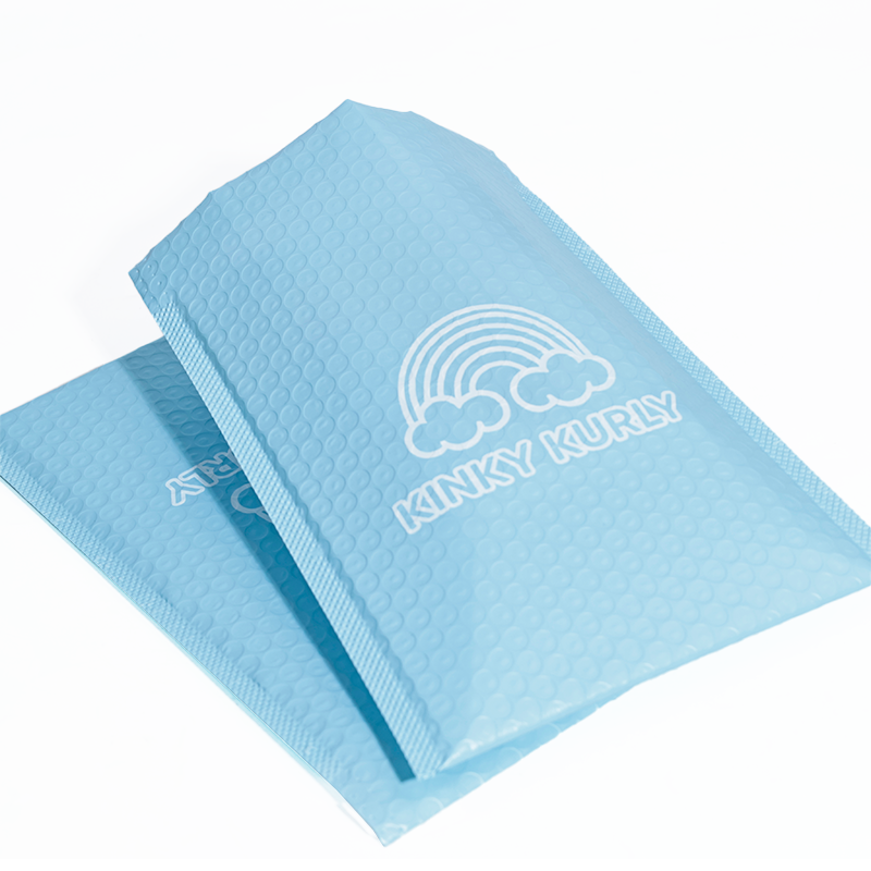 Blue self-adhesive bubble courier bag 12.5