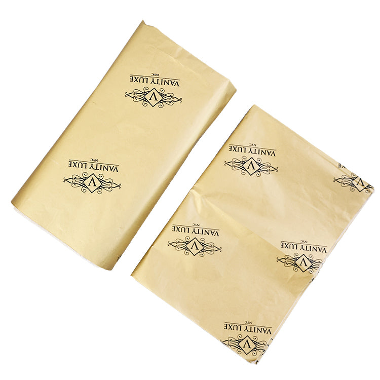Gold Shirley Paper Print Black English Wrapping Paper