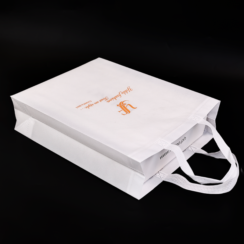 White long non-woven tote bag 4.30
