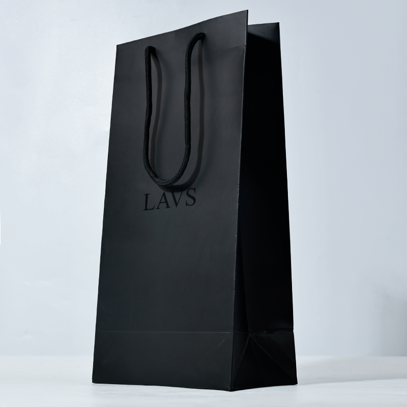 Pattern UV printed long paper bag