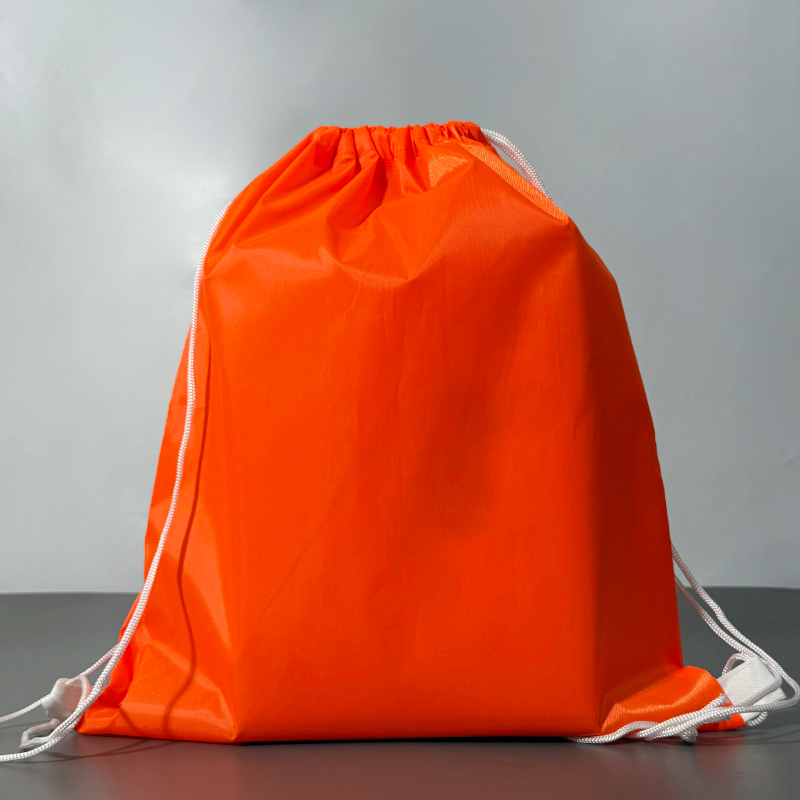 Orange drawstring backpack bag 4.9