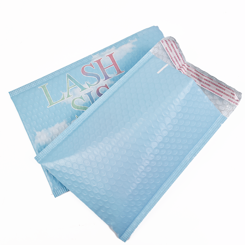 Blue co-extrusion film express bubble bag 4.30