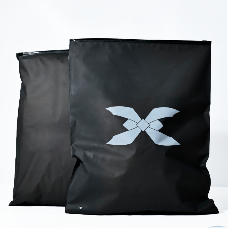 Black PE zipper bag