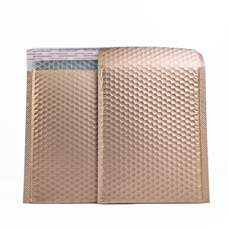 Milk tea gold self-adhesive aluminized film bubble courier bag 9.18