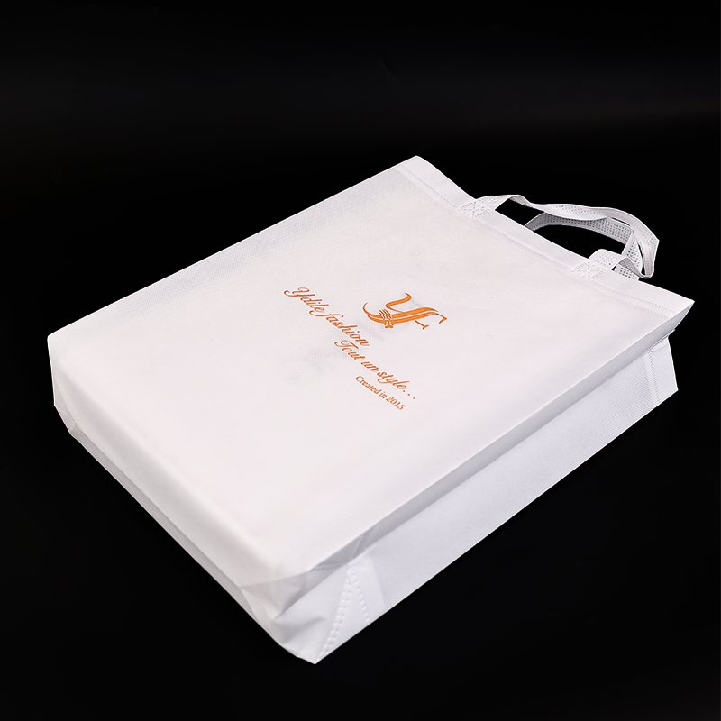 White long non-woven tote bag 4.30