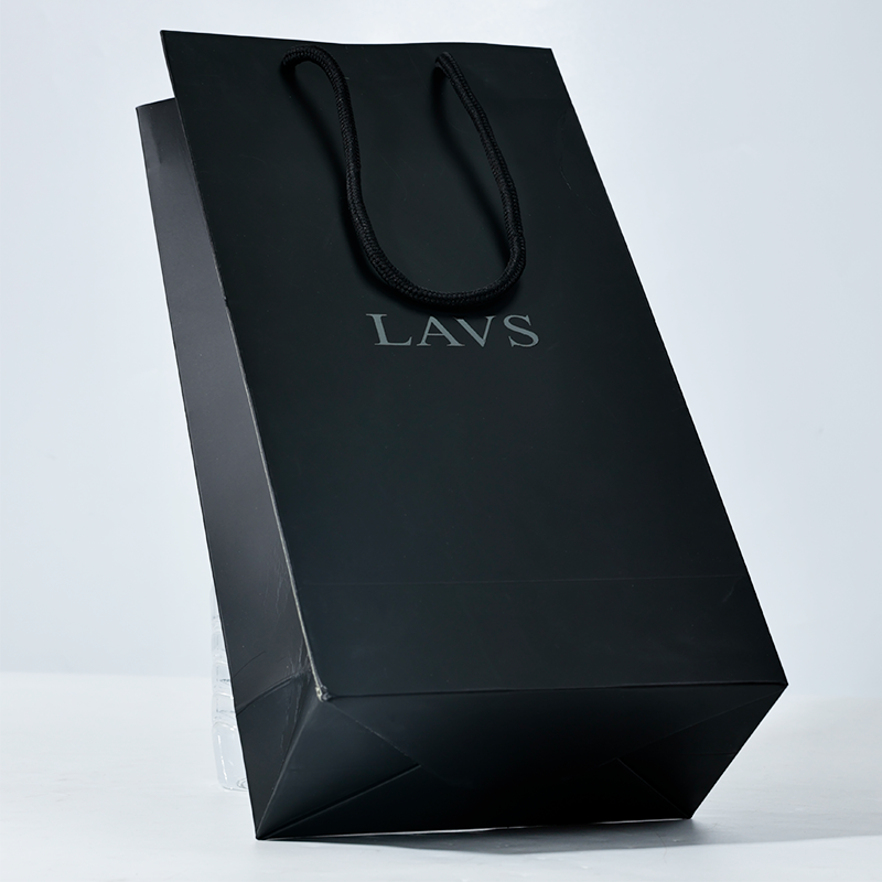 Pattern UV printed long paper bag