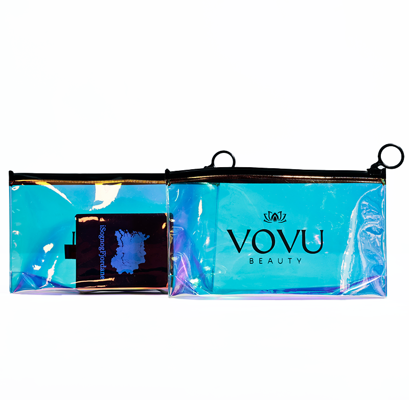 PVC long bottom zipper bag