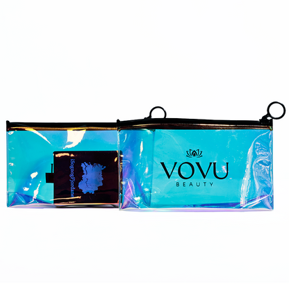 PVC long bottom zipper bag