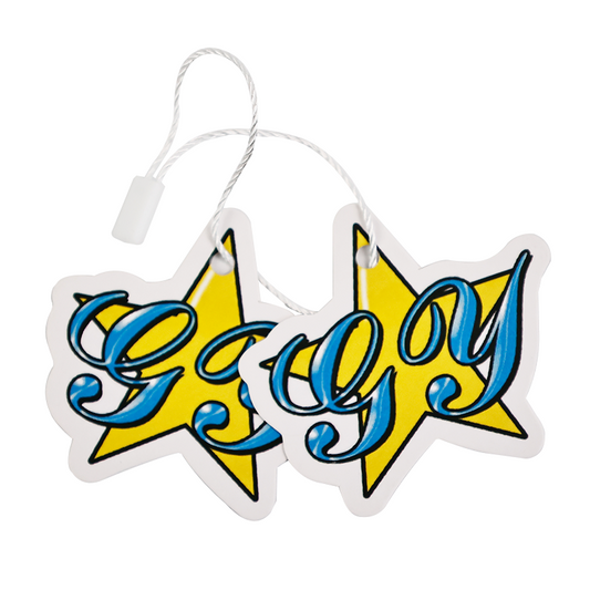 Five-pointed star shaped full-print hangtag 2.20