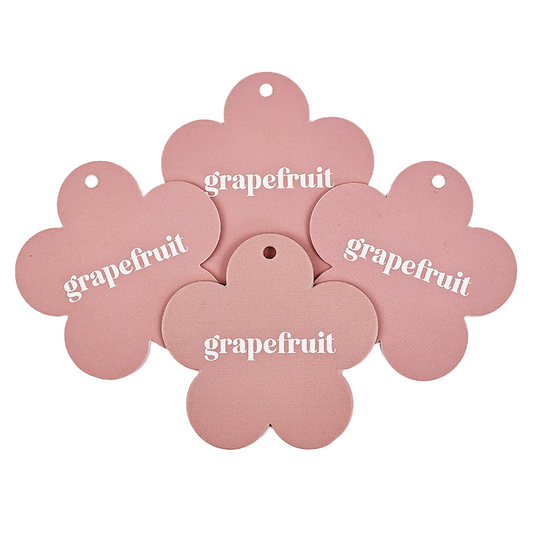 Flower shape hangtag 2.19