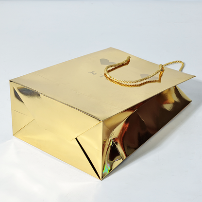 Full-page laser and hot stamping printing paper bag