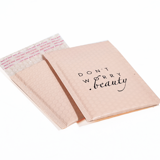 Pink co-extrusion film express bubble bag 1.13
