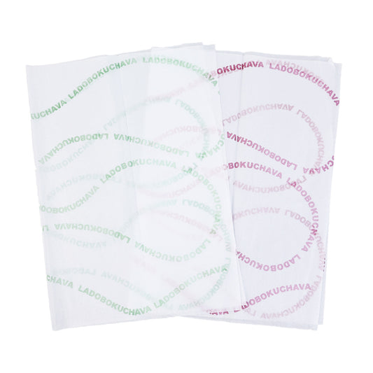 White Shirley Paper Printed Red and Green Pattern Wrapping Paper
