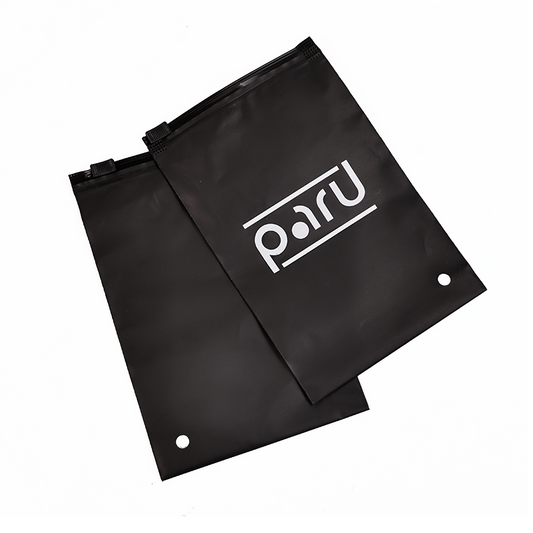 Small size black ziplock bag