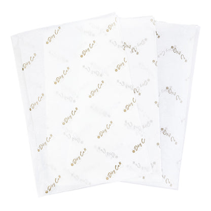 White Shirley Paper Print Yellow English Wrapping Paper