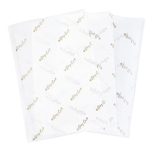 White Shirley Paper Print Yellow English Wrapping Paper