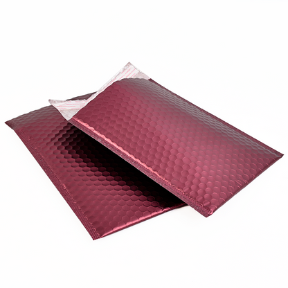 Wine red self-adhesive aluminized bubble courier bag 9.18