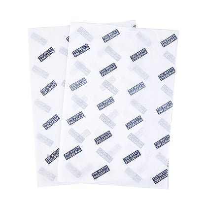 White Shirley Paper Printed Blue English Wrapping Paper