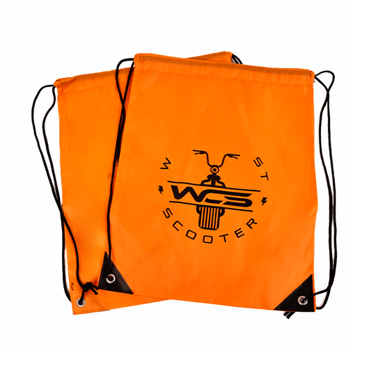 Orange Backpack Drawstring Pocket 7.13