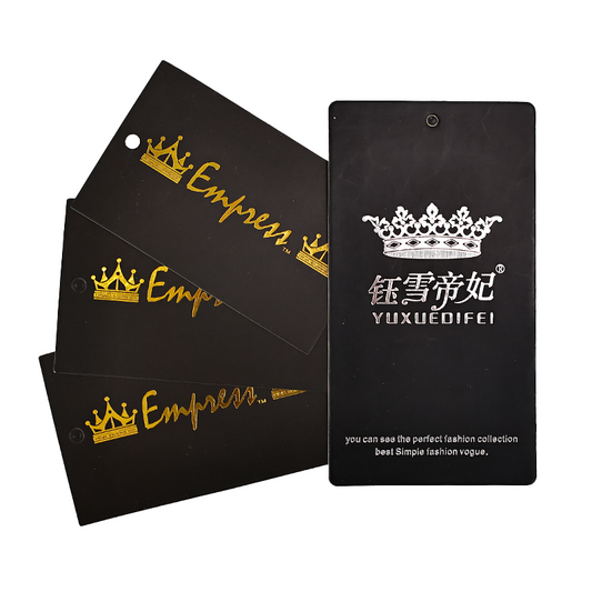 黑色烫金烫银吊牌 2.1